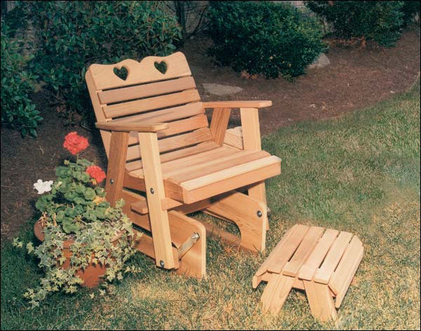 Cedar Country Hearts Glider Collection