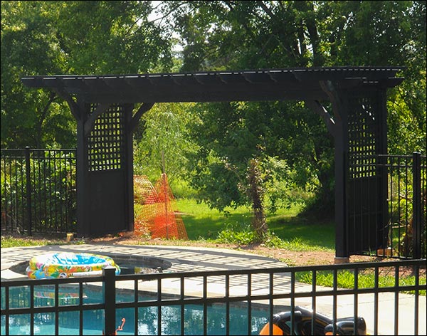 Treated Pine Free Standing 2-Beam Pergolas