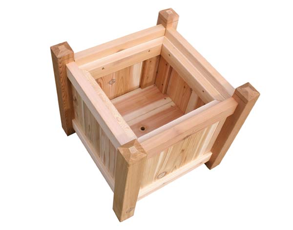 24" x 24" Red Cedar Planter