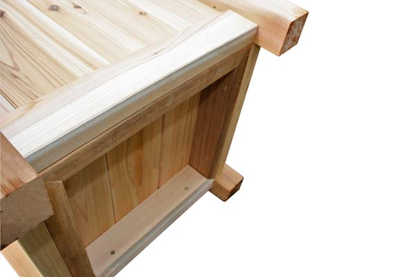 24" x 24" Red Cedar Planter