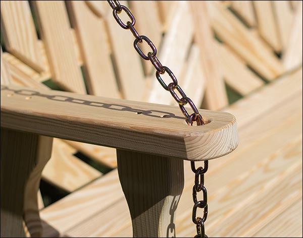 Treated Pine Adirondack Porch Swing