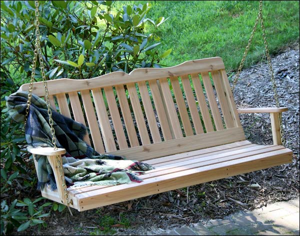 Cedar Countryside Porch Swing