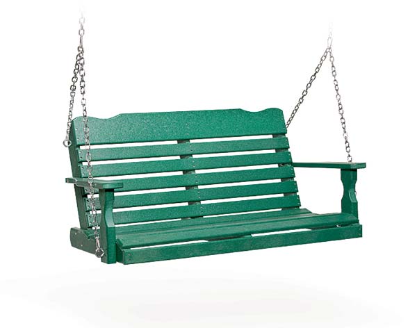 Poly Lumber Horizontal Porch Swing 