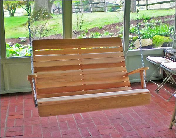 Red Cedar Royal Highback Porch Swing