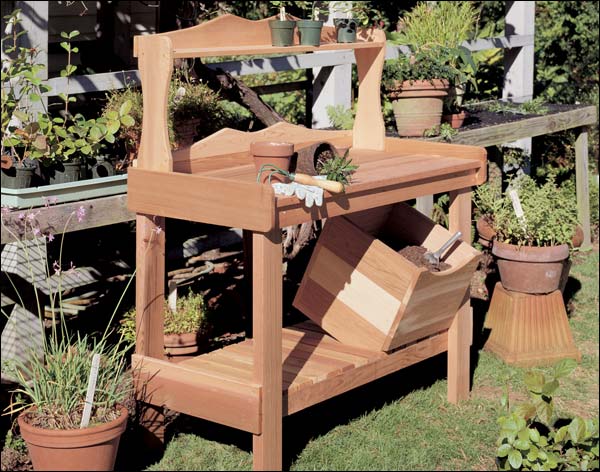 Red Cedar Potting Bench