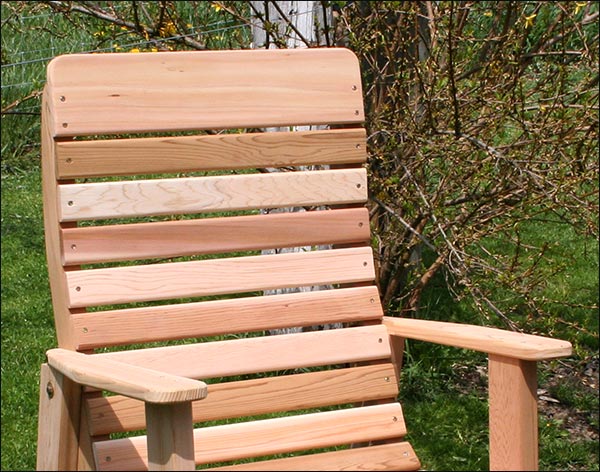 Red Cedar Royal Highback Rocker