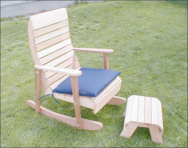 Red Cedar Royal Highback Rocker