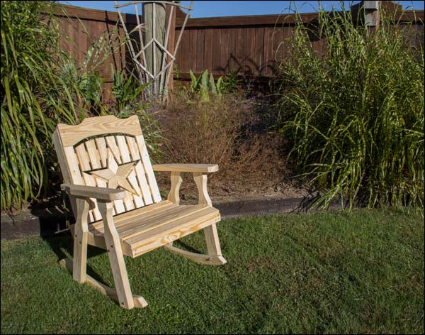 Treated Pine Starback Rocker