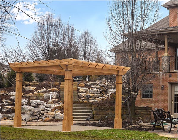 Red Cedar Free Standing Oasis Pergola